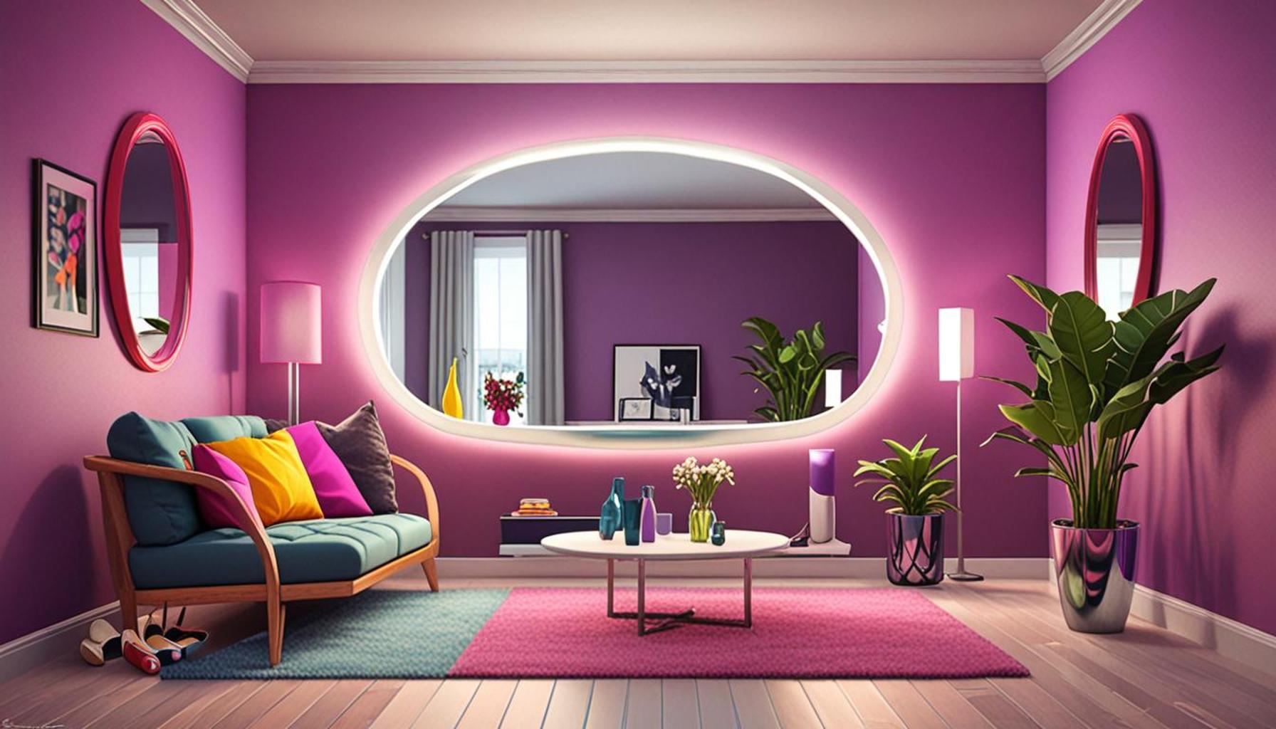 Mirror Organization: Enhancing Lighting and Sense of Space in Environments